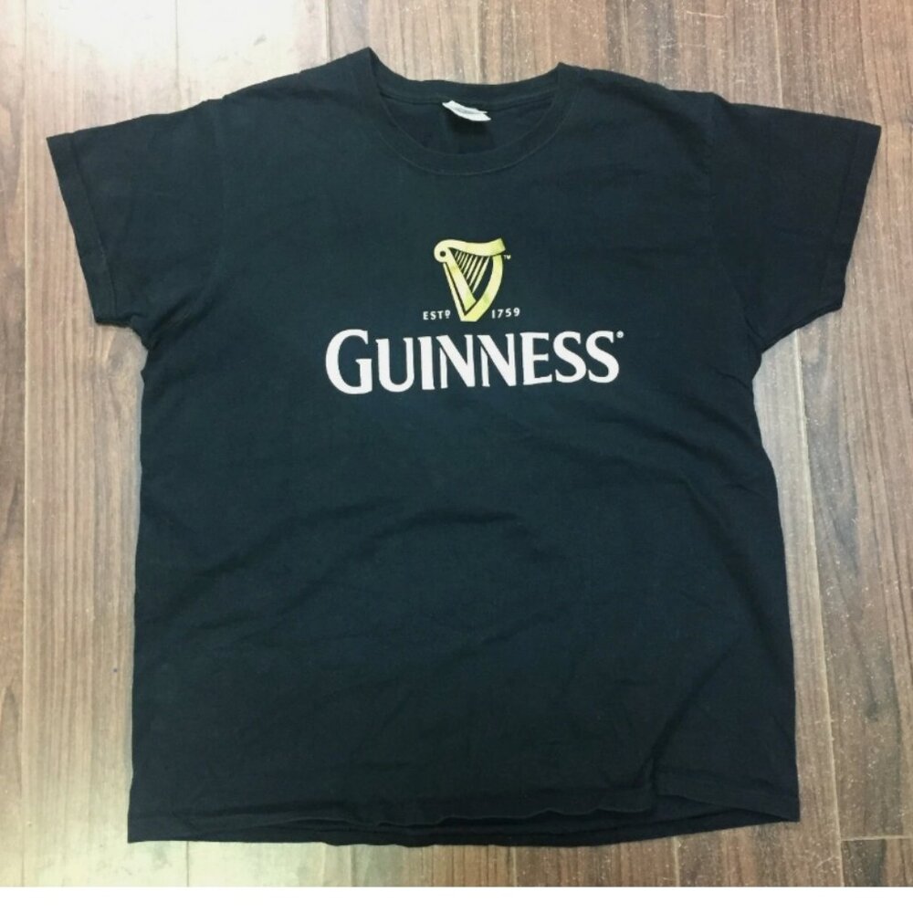 Irish Guinness Brewery Blue T Shirt Large Chest 38" Cotton